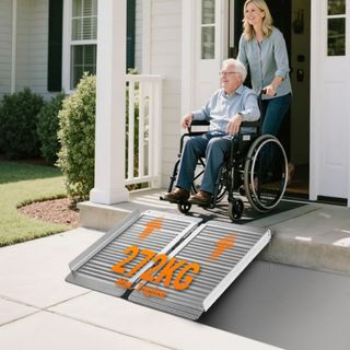 Rampa salva-escalones aluminio