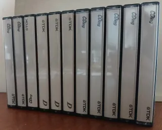 Cassette TDK CDing usate una volta sola