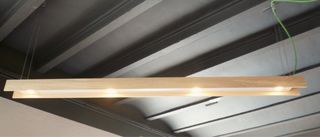 Lámpara de techo de madera