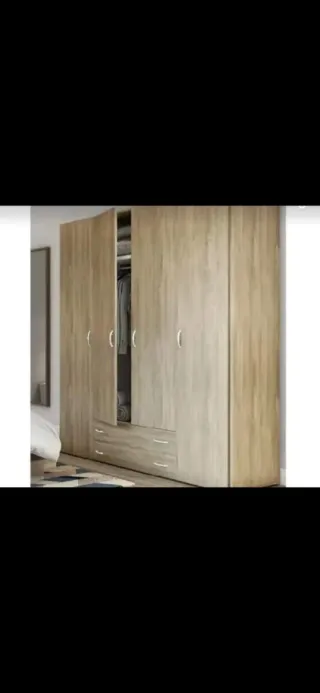 Armario 4 puertas madera