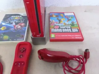 Consola Nintendo Wii Roja sin Juegos