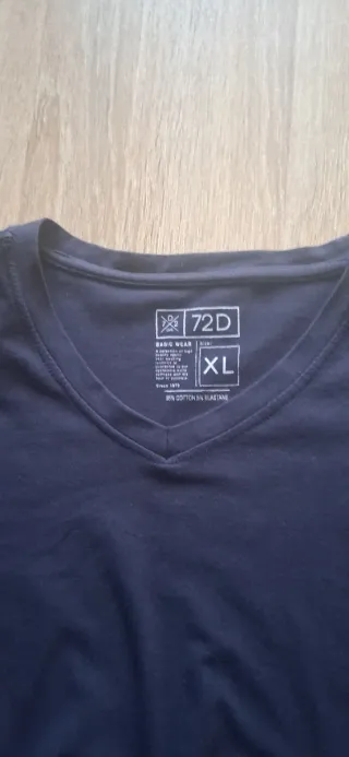 Maglietta maniche lunghe nera taglia XL