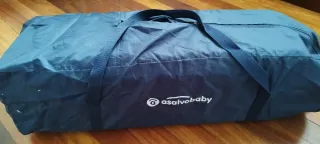 Cuna de viaje con adaptador de altura