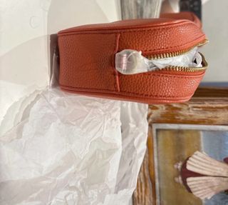 Bolso Armani Naranja Piel Texturizada