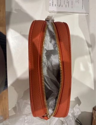 Bolso Armani Naranja Piel Texturizada