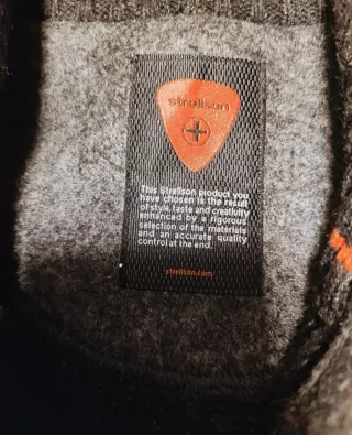 Cardigan nero antracite Strellson Eddie Uomo L Vin