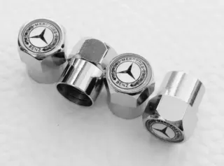 Mercedes 4 Tapones Valvula para Neumaticos Llantas