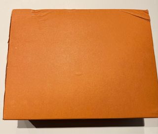 Scatola scarpe Louis Vuitton vuota arancione