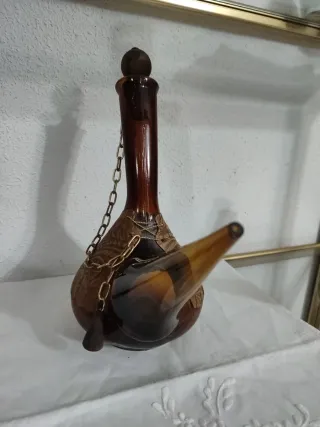 Porrón ámbar vintage porrones