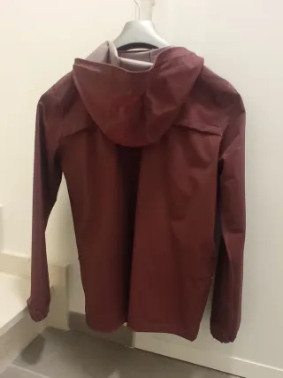 Giacca Rains impermeabile rossa taglia XS
