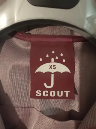 Giacca Rains impermeabile rossa taglia XS