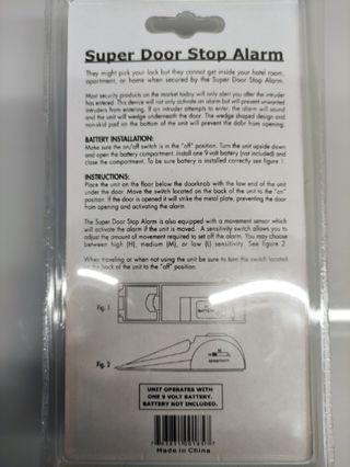 Lotto 4 Allarmi Porta Cuneo Streetwise SDS85