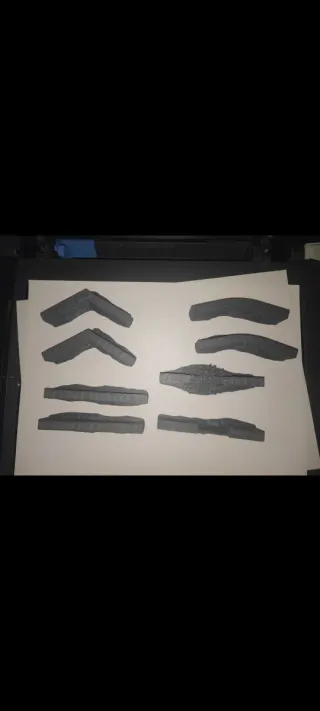 Muri bassi in pietra per wargames o modellini