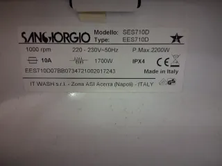 Oblò lavatrice  San giorgio 7 kg SES710D EES710D