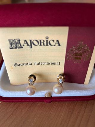 Conjunto de perlas Majorica