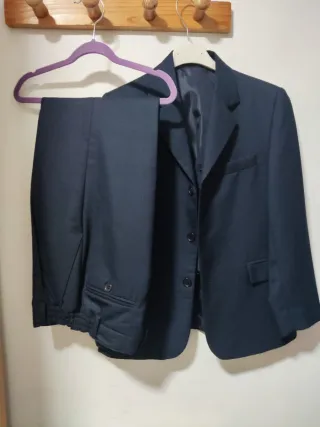 Traje de comunión azul