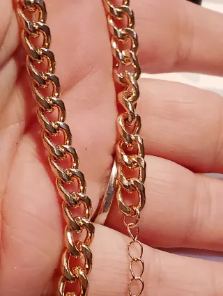 Pulsera eslabones dorada mujer