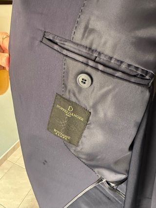 DoppelGanger Abito Uomo Cotone Royal Blu Taglia 56