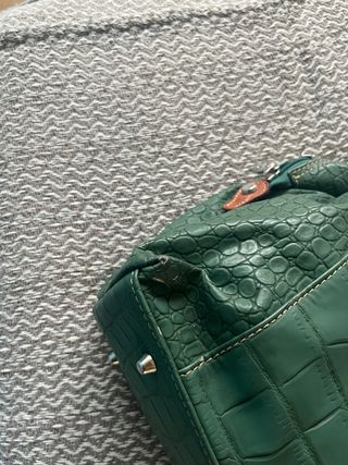 Bolso El Potro verde cocodrilo