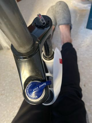 Horquilla SR Suntour XCR Blanca