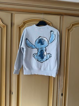 Felpa Stitch Disney Zara Kids Azzurro 10/11 anni