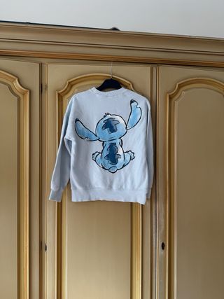 Felpa Stitch Disney Zara Kids Azzurro 10/11 anni