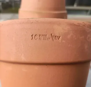 Set 5 Vasi Terracotta Diametro 16cm