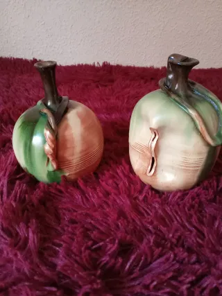Lote 2 Jarrones Cerámica