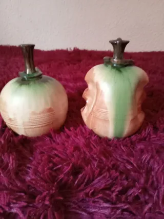 Lote 2 Jarrones Cerámica