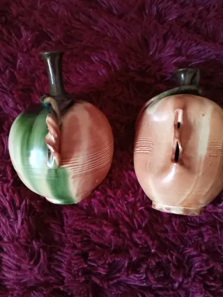 Lote 2 Jarrones Cerámica