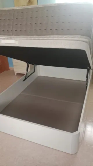Canapé abatible madera y metal