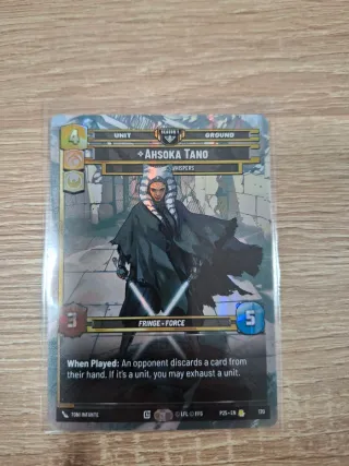 Carta Ahsoka Tano SWU Star wars unlimited