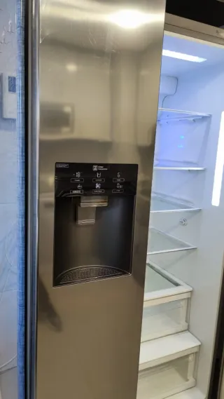 Nevera Americana LG Acero Inoxidable