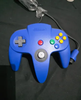 Pacchetto di 2 controller originali Nintendo 64 blu