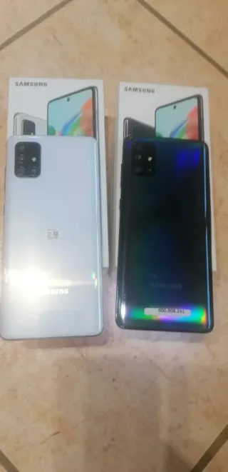 2 Samsung Galaxy A71 y fundas de Friends regalo