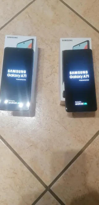 2 Samsung Galaxy A71 y fundas de Friends regalo