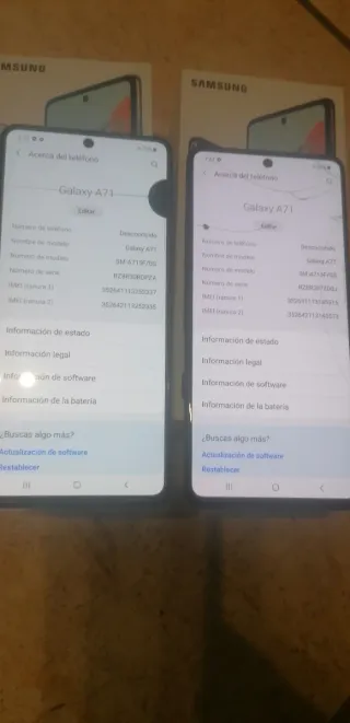 2 Samsung Galaxy A71 y fundas de Friends regalo