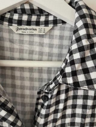 Vestido Vichy Talla M Stradivarius