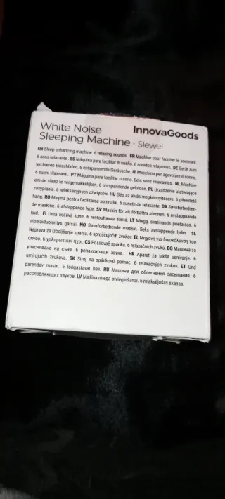 Máquina Altavoz Ruido Blanco InnovaGoods Slewel