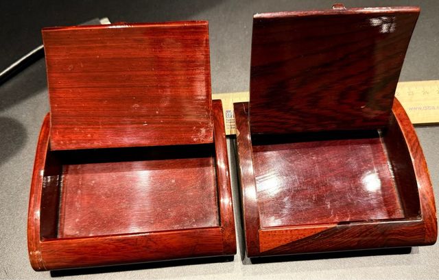 2 Cajitas Madera Marrón