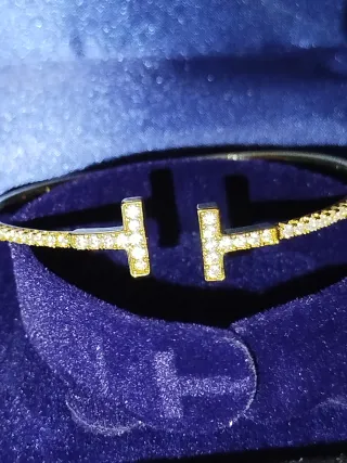 Pulsera Tiffany & Co. T Smile  Diamantes