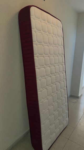 Base tapizada premium+ colchón regalo