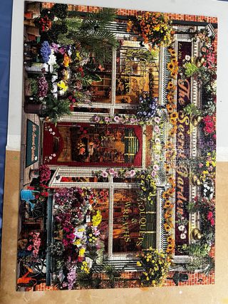Puzzle di 1500 pezzi: Fiori e Giardino Segreto