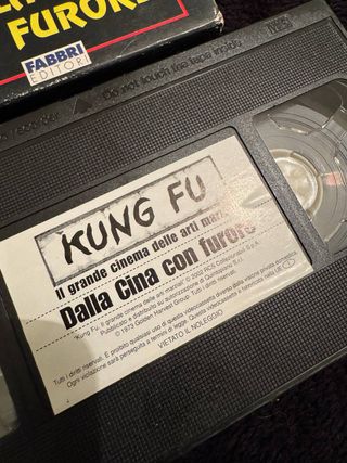 VHS Bruce Lee - Dalla Cina Con Furore