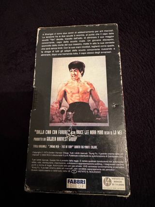 VHS Bruce Lee - Dalla Cina Con Furore