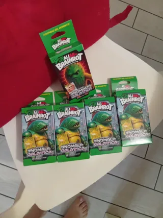 Lotto 5 confezioni di Carte Brainrot Itali