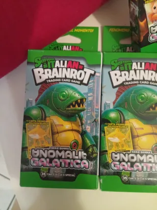 Lotto 5 confezioni di Carte Brainrot Itali