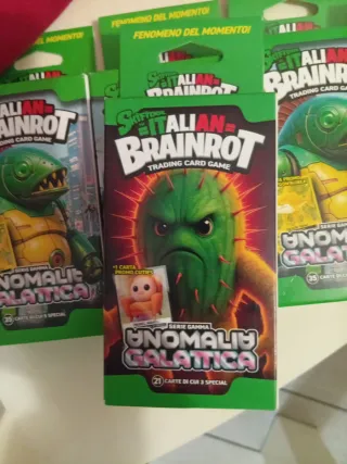 Lotto 5 confezioni di Carte Brainrot Itali