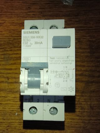 Siemens 5SU1 356-1KK32 RCBO C32 30mA