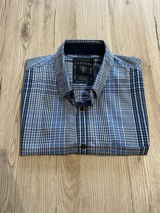Camicia Guess Uomo S Slim Fit a Quadri